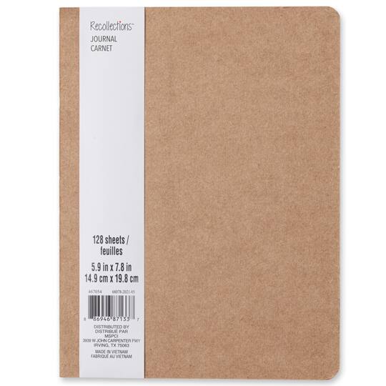 6 Pack: Kraft & Ivory Journal by Recollections™